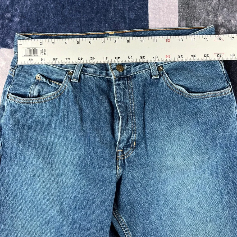 Vintage Gap Loose Fit Mens Blue Denim Jeans 32x30 Medium Wash Baggy Y2K